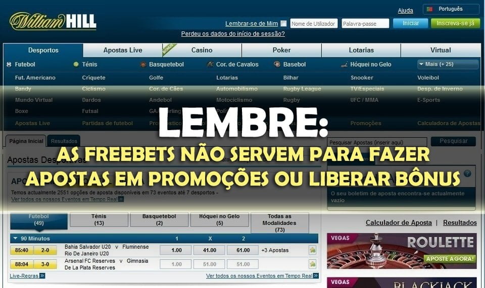 Antes de apostar, leia atentamente os termos e condições da casa.