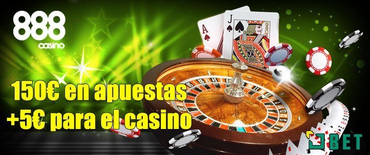 5€ gratis para jugar al casino de 888