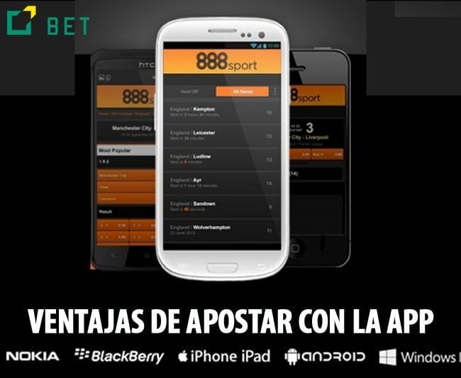 VENTAJAS DE LA APP DE 888SPORT