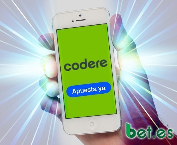 Con la app de Codere puedes apostar desde cualquier lugar.