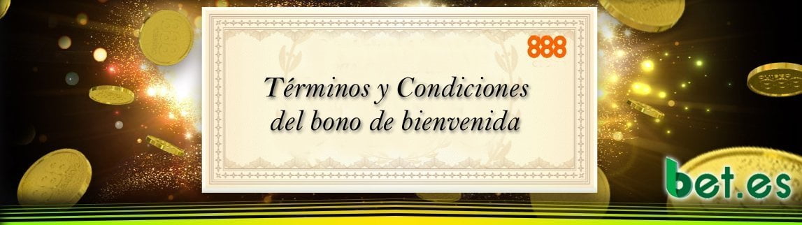 Recomendamos que leas los Términos y Condiciones de 888 antes de comenzar a apostar.