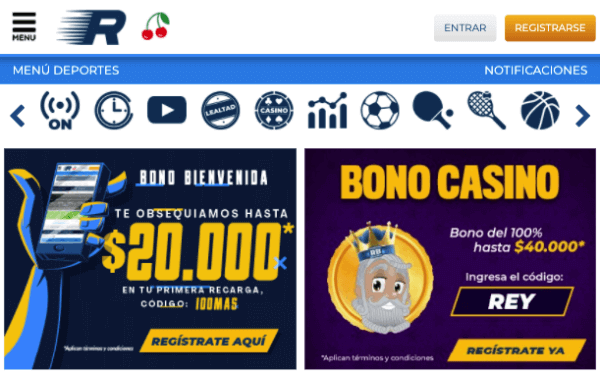 codigo promocional rushbet COLOMBIA
