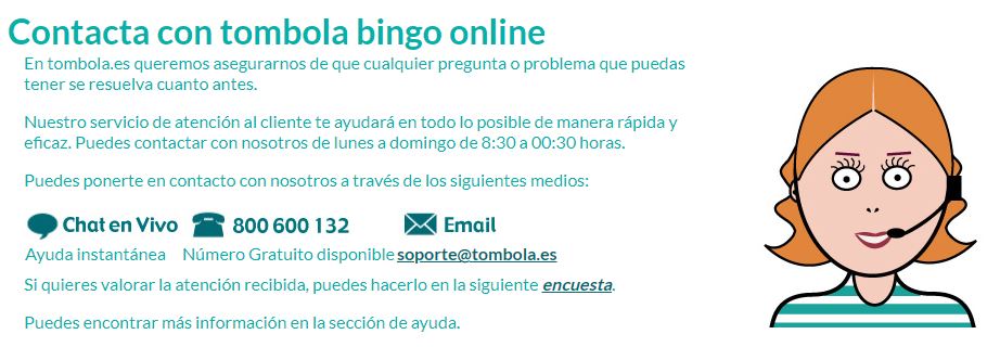 atención al cliente tombola