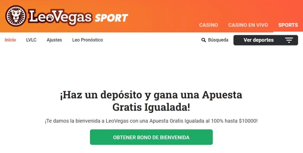 leovegas bonos de bienvenidas