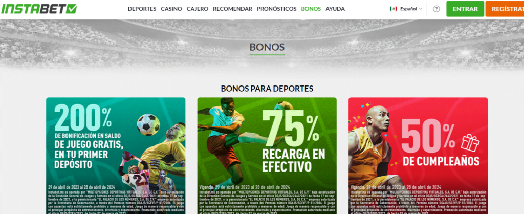 instabet bonos