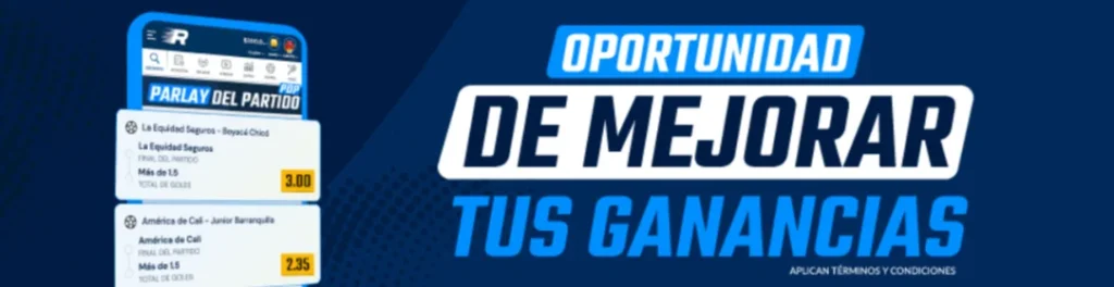 rushbet bono apuestas múltiples