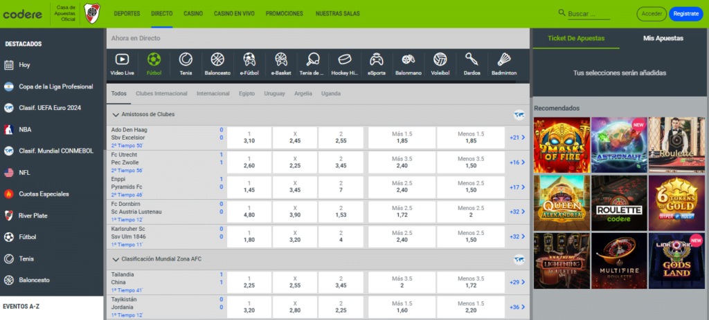 codere deportes