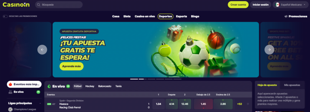 casinoin apuestas deportivas