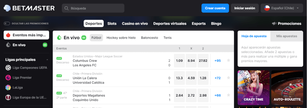 betmaster apuestas deportivas