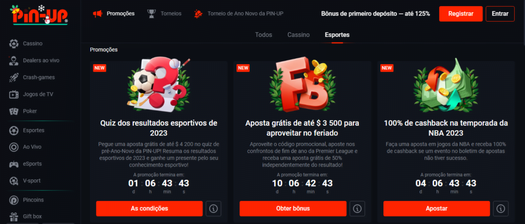pinup bonus esportes