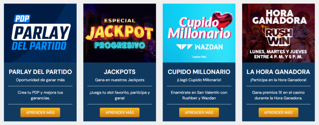 rushbet bono gratis