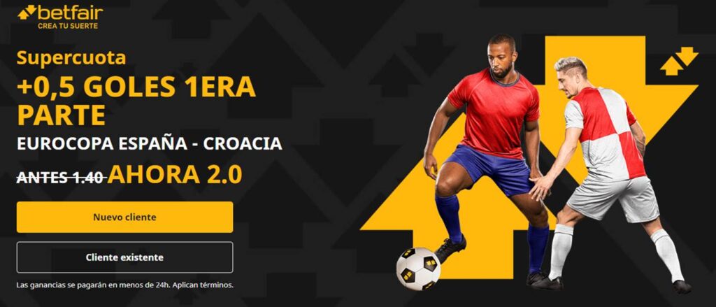 Betfair España vs Croacia