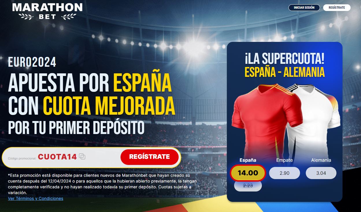 Marathonbet España vs Alemania