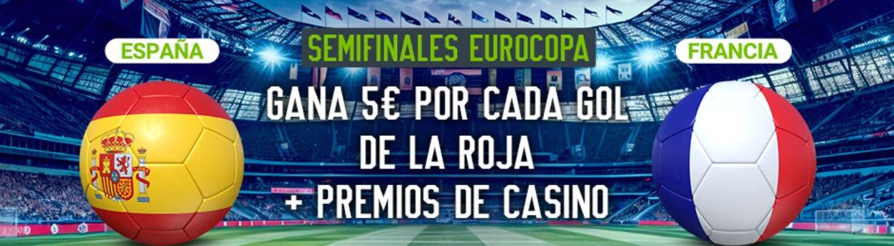 codere freebet españa francia