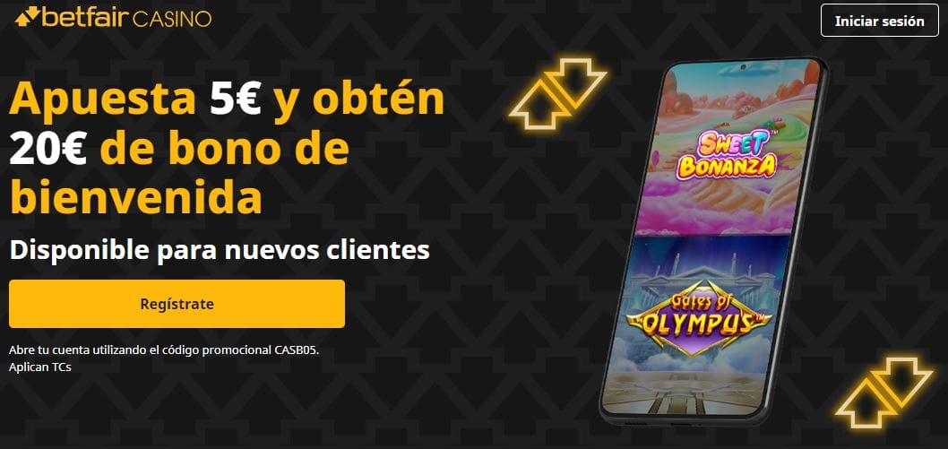 Betfair bono casino