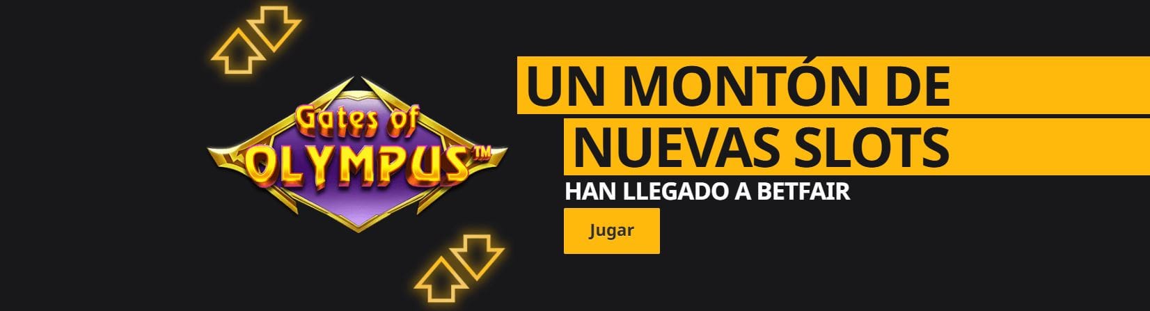 nuevo bono casino betfair slots
