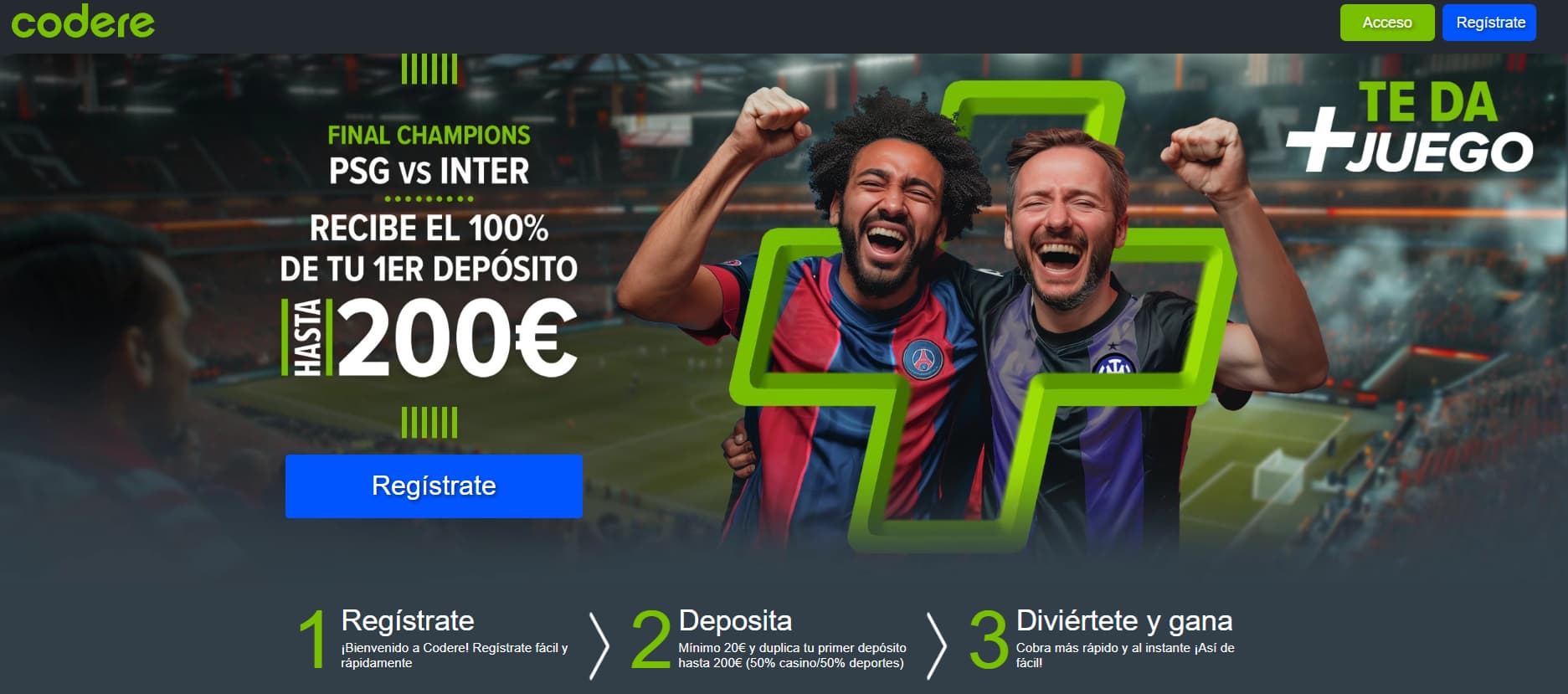 Codere PSG vs Inter