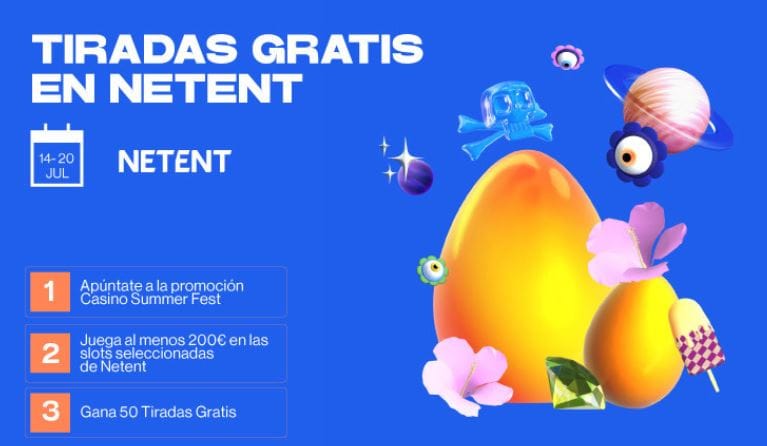 RETAbet tiradas gratis Netent