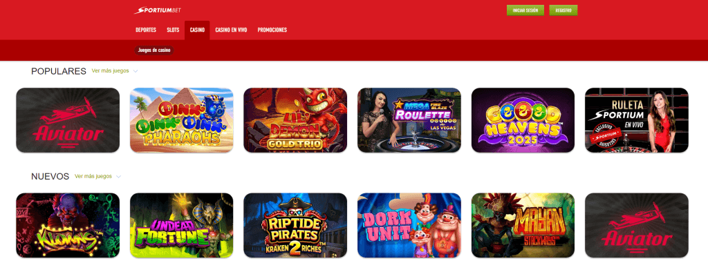 sportiumbet bono para casino