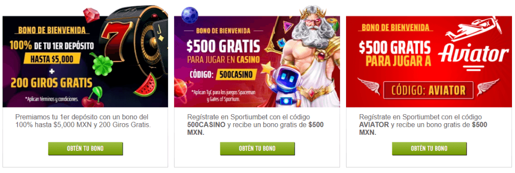 sportiumbet bono sin depósito