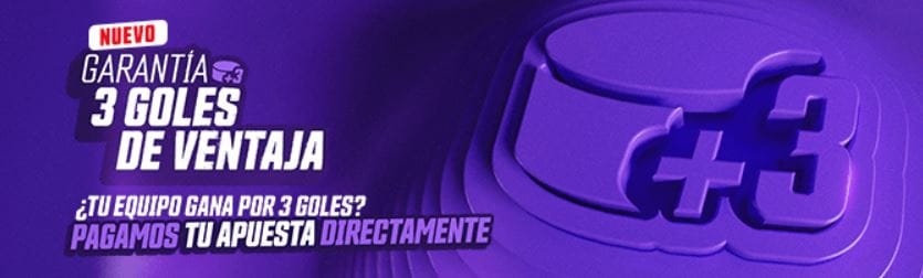 Winamax Garantía 3 Goles de Ventaja