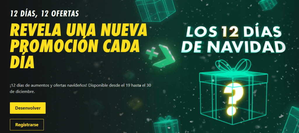 los 12 días de navidad de bet365