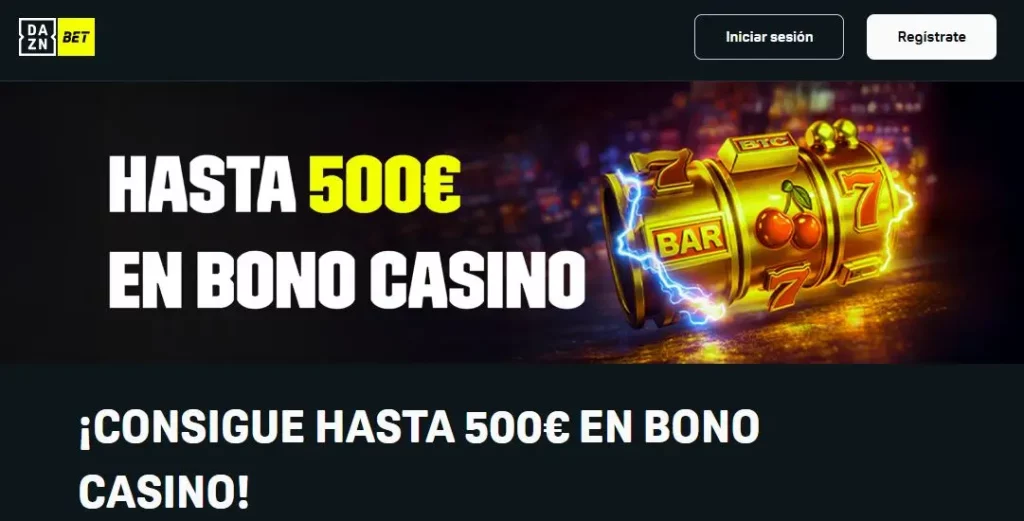 DAZN Bet bono de bienvenida casino