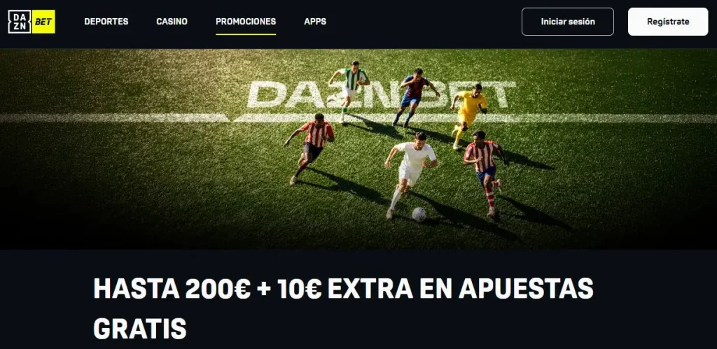 DAZN Bet bono de bienvenida