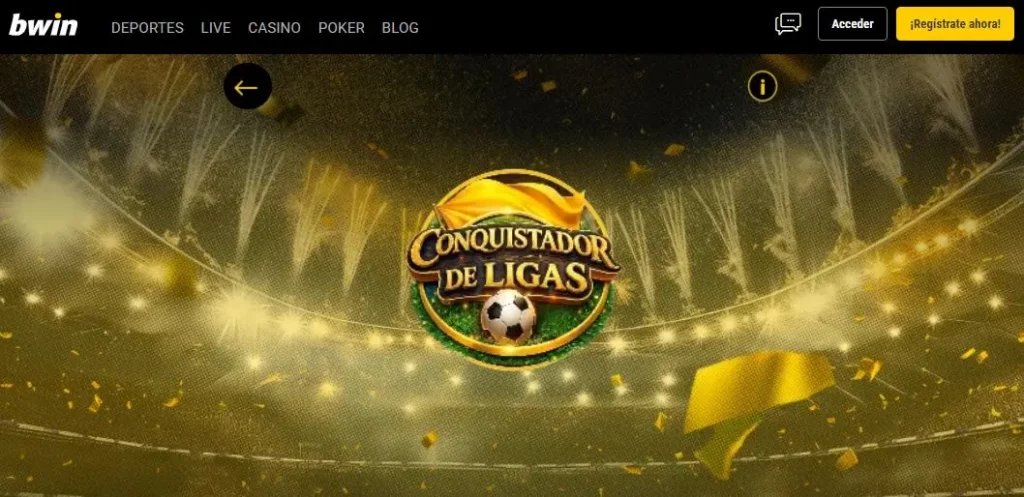 bwin conquistador de ligas