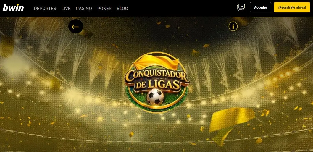 bwin conquistador de ligas